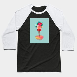 The floral girl Baseball T-Shirt